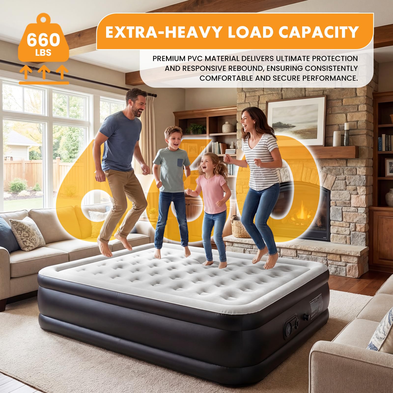 NEWBULIG matelas plié dans sac de transport, rangement compact pratique