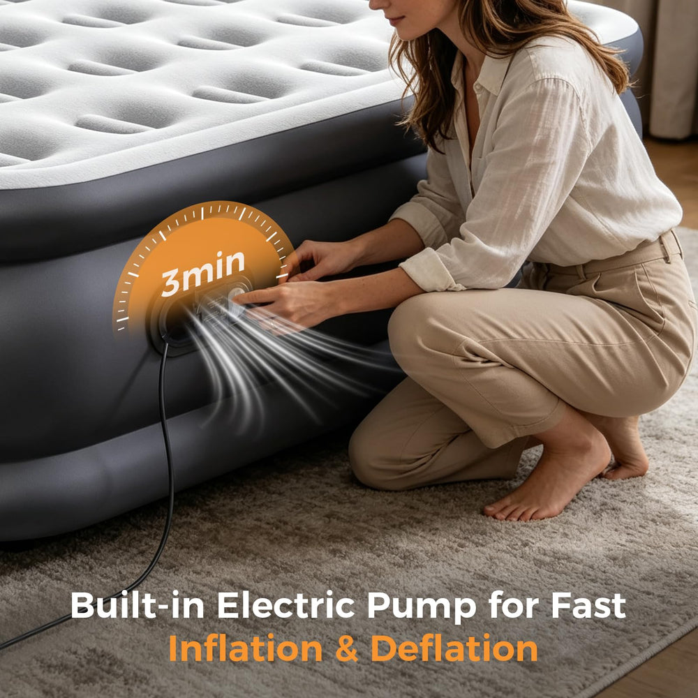 NEWBULIG matelas installé en chambre pour invités avec confort proche d’un lit