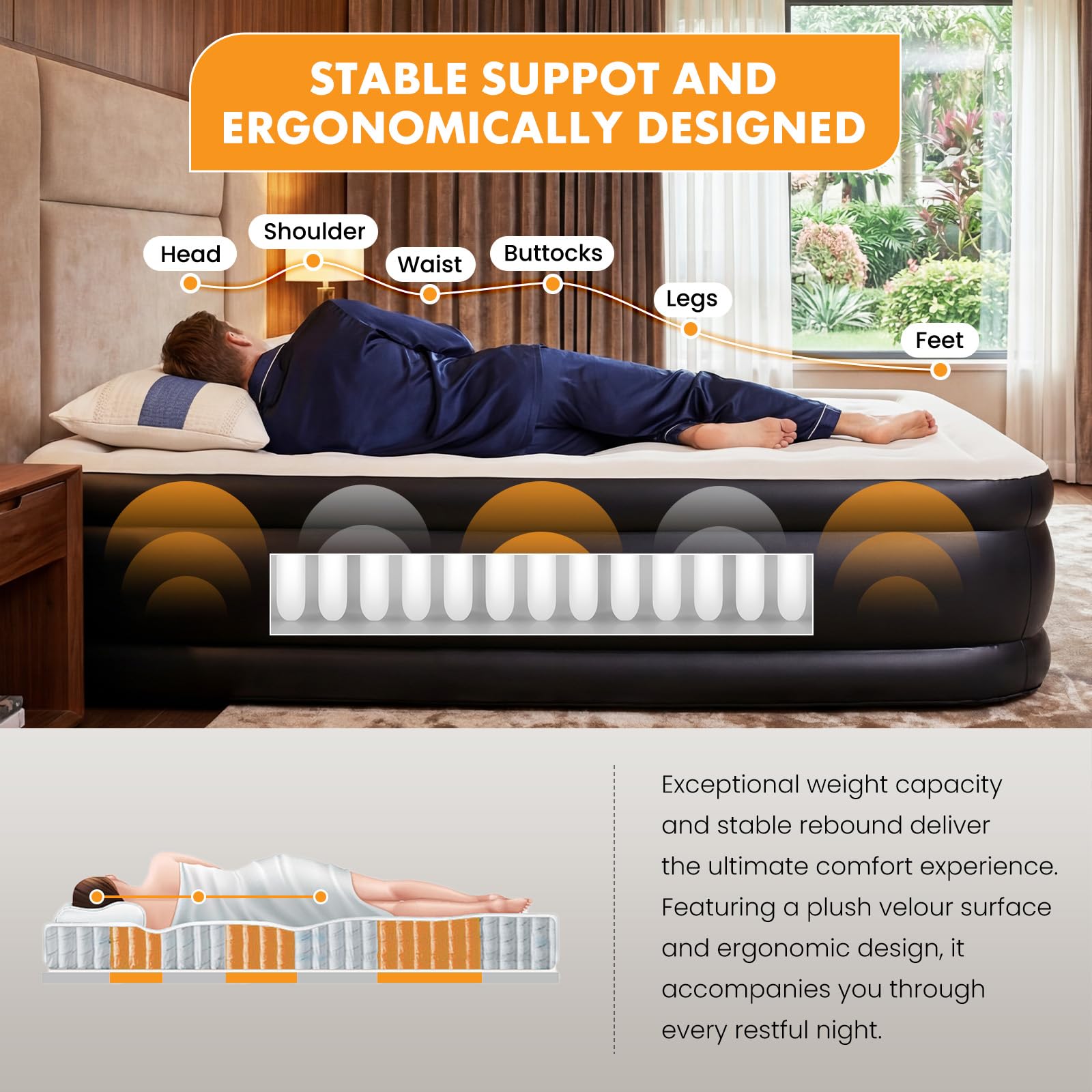 NEWBULIG sac de rangement compact protégeant le matelas pour transport facile