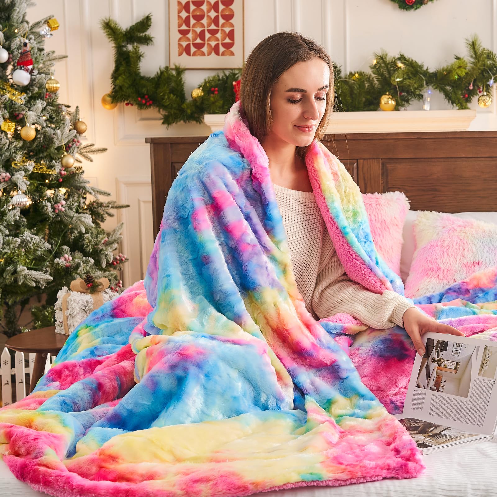 NEWCOSPLAY gros plan sherpa illustre chaleur et toucher moelleux
