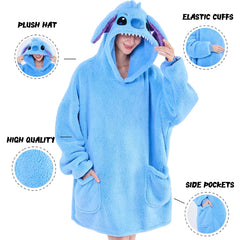 NEWCOSPLAY capuche cartoon visible apportant chaleur ludique