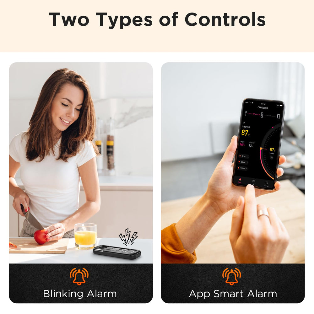Newise application CHEFBBQ sur téléphone, alertes personnalisées instantanées