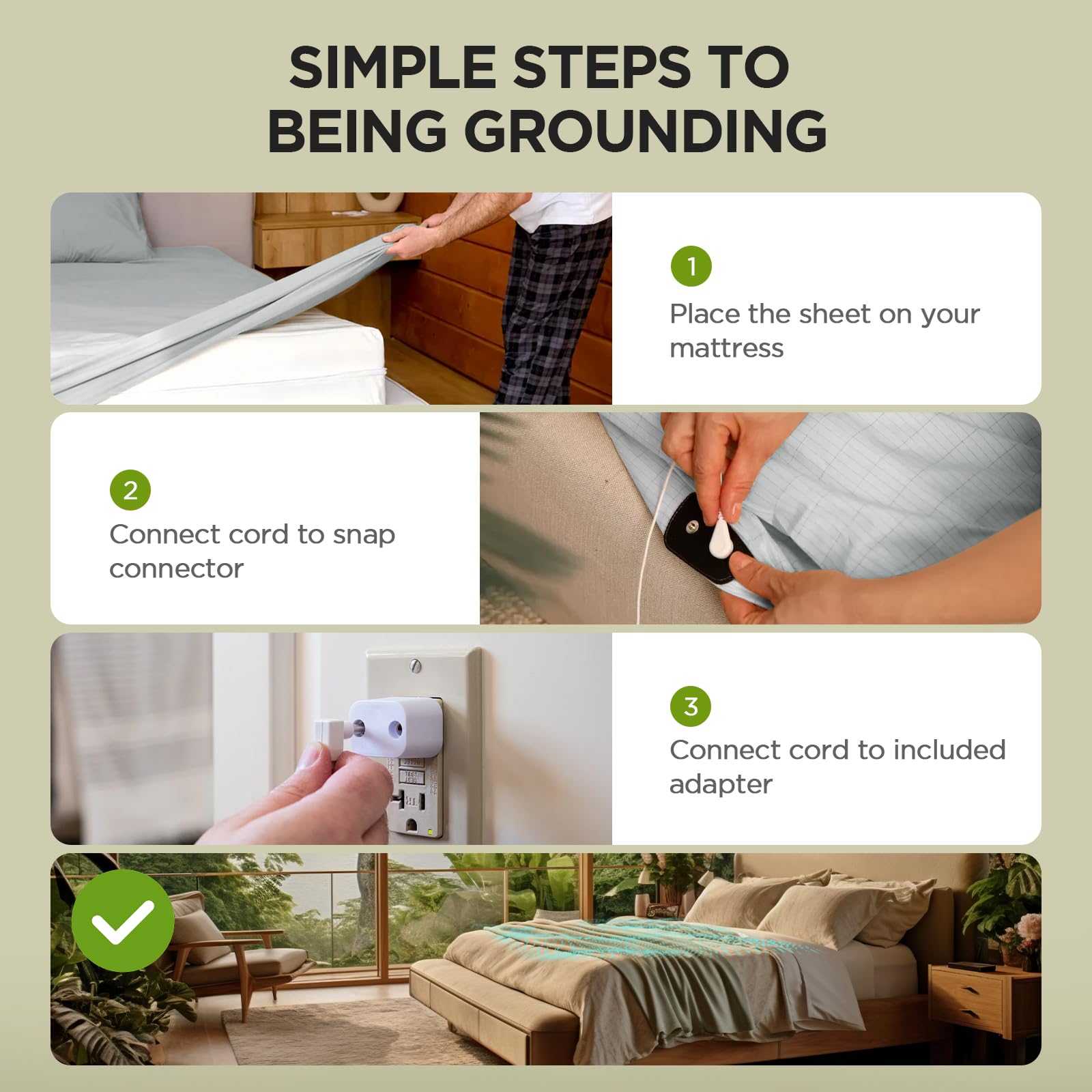 Newise drap-housse taille King sur matelas illustrant l'échelle réelle