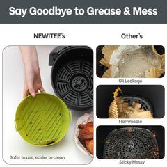 NEWITEE tapis installé avec aliments pour cuisson plus croustillante