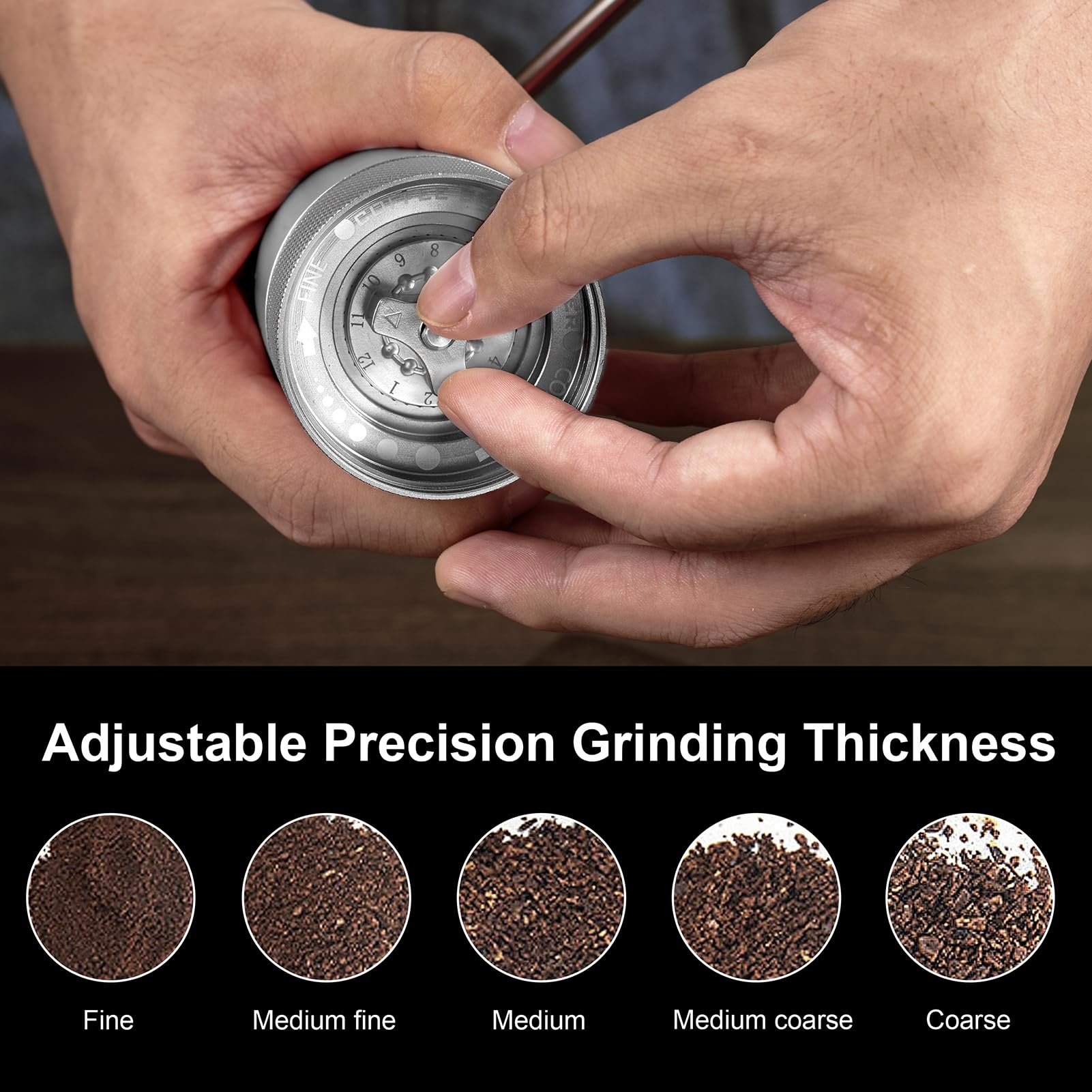 NewlukPro M6 mouture déposée dans filtre pour une extraction aromatique optimisée