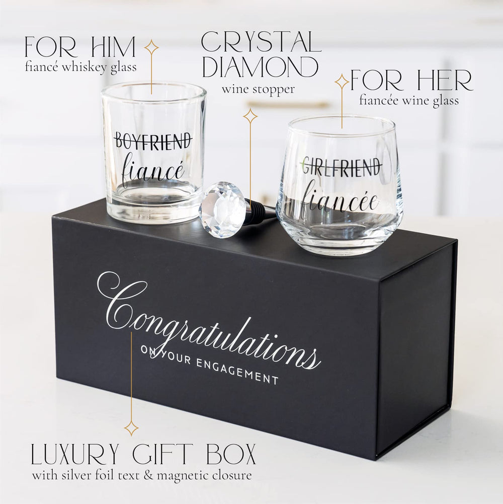 Newlywoo verre à whisky 9,5 oz en gros plan, design élégant pour dégustation