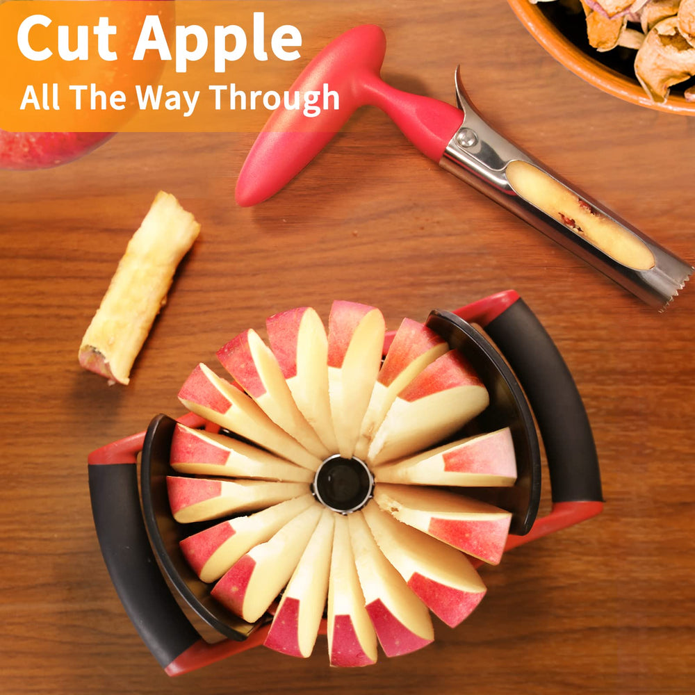 Newness coupe‑pomme tranches fines sur planche prêtes pour cuisson ou snack