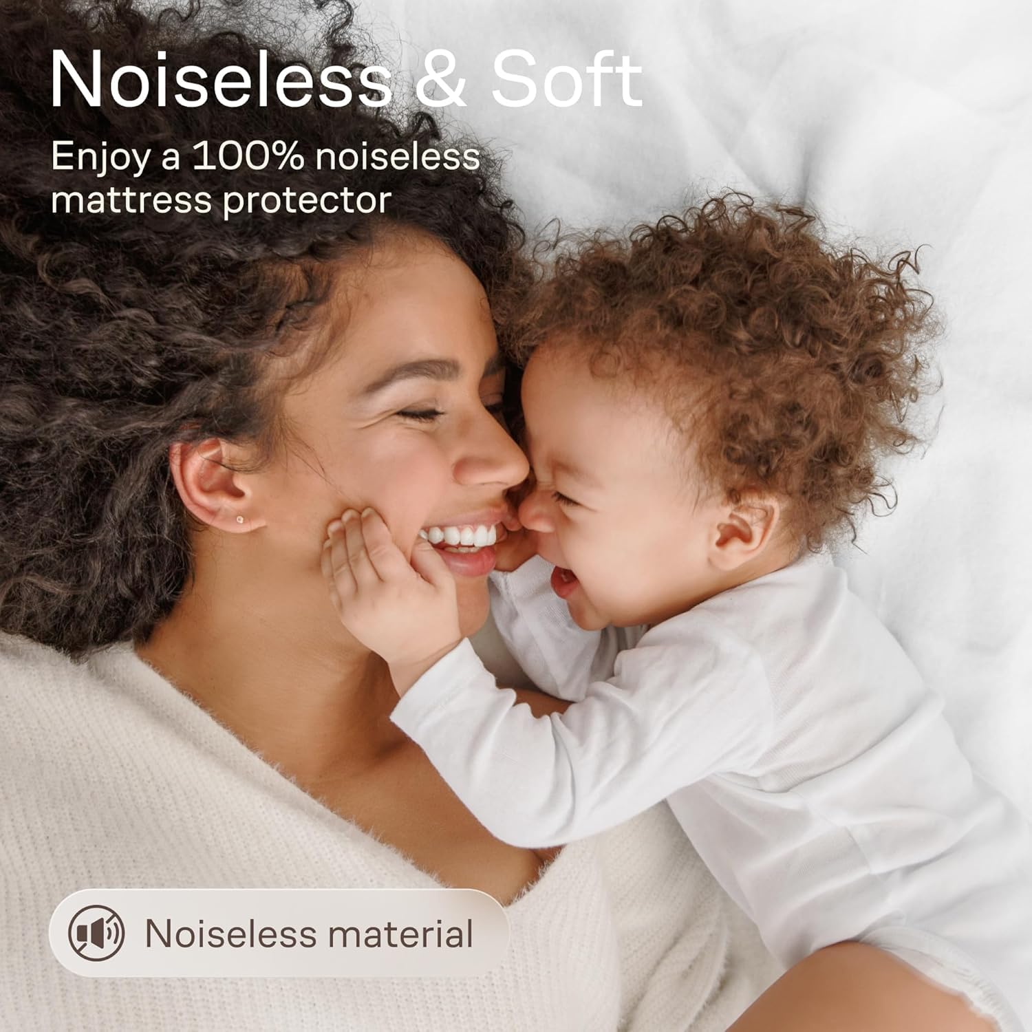 Niagara Sleep Solution protège-matelas posé sur lit Queen, sommeil plus confortable