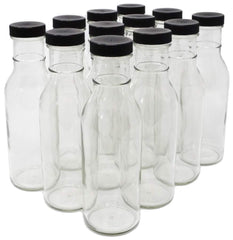 nicebottles vue de face montrant la bouteille en verre claire et sa capacité pratique