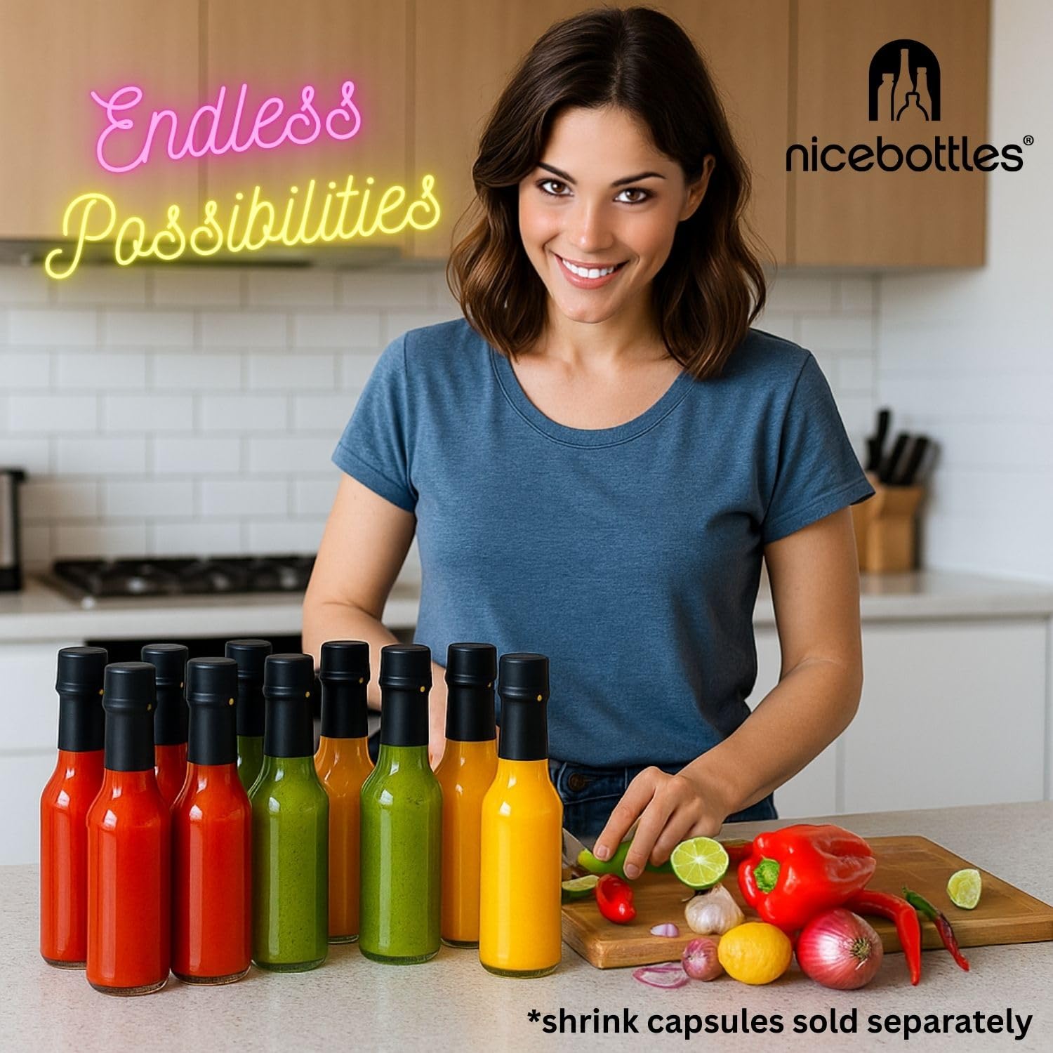 nicebottles flacon avec étiquette personnalisée pour visibilité produit