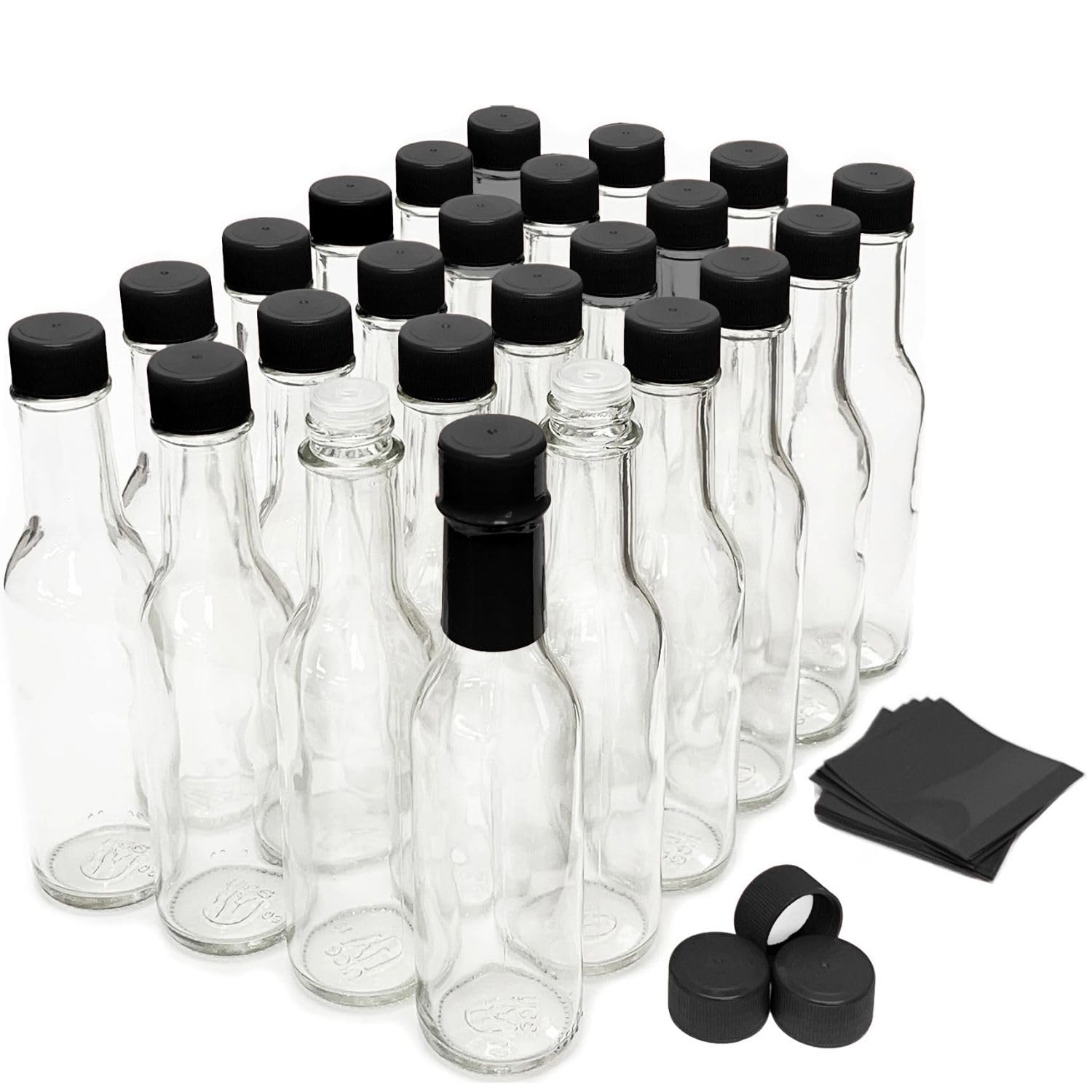 nicebottles flacon transparent face montrant clarté et présentation nette