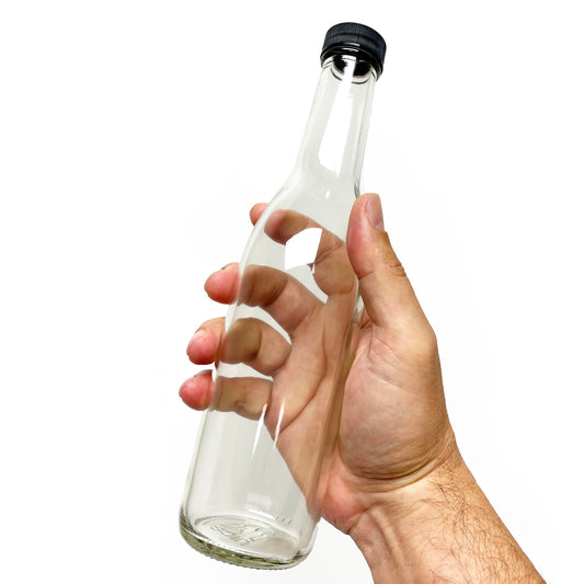 nicebottles gros plan du goulot et bouchon avec joint alimentaire pour étanchéité