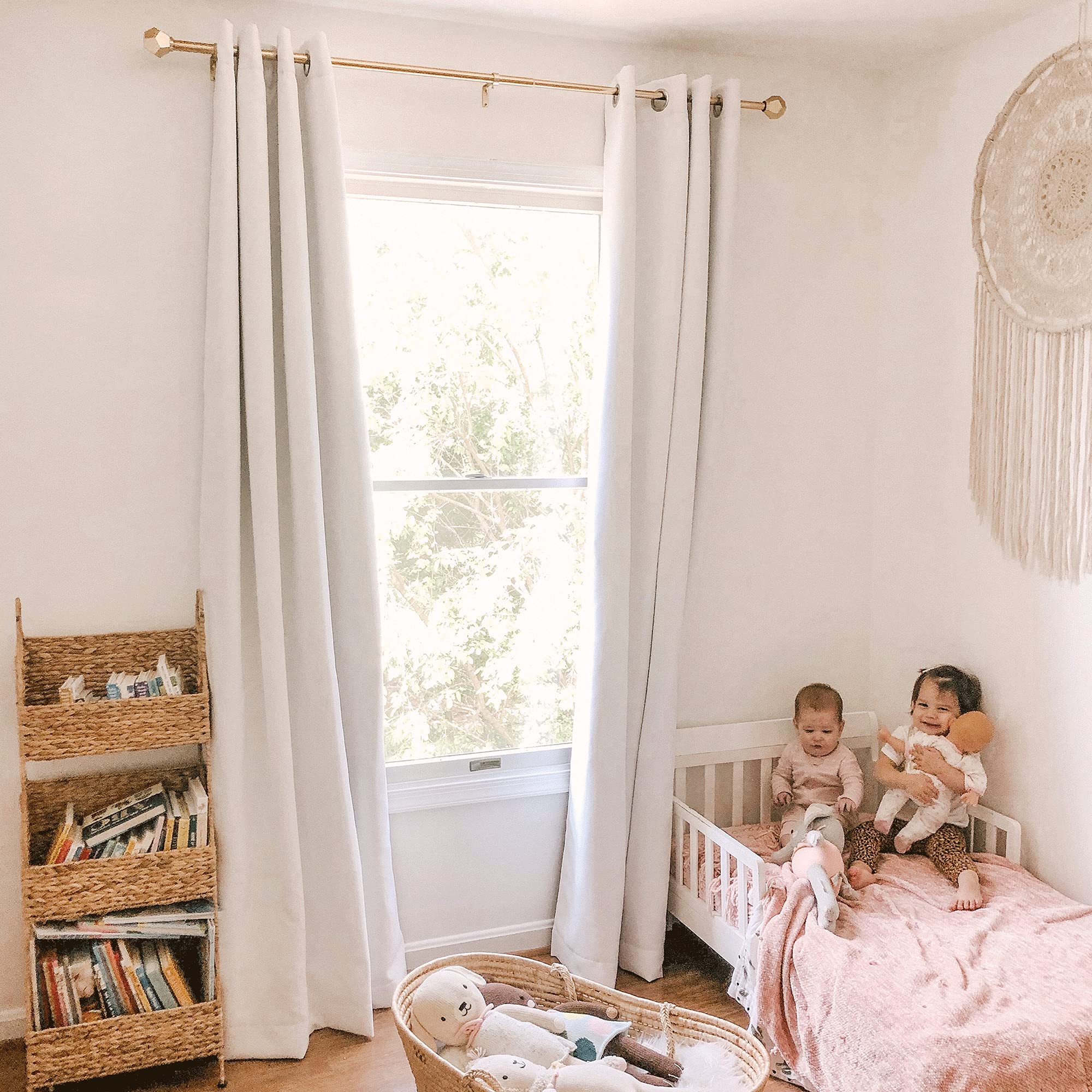NICETOWN bord inférieur tombant, finition nette pour décor soigné