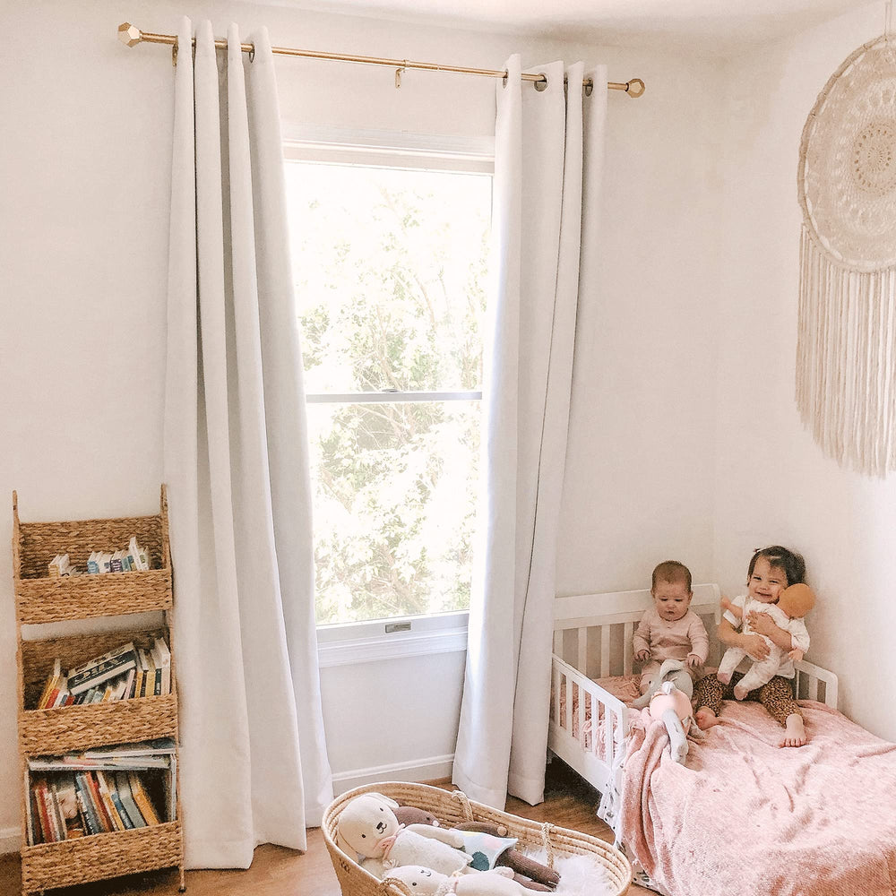 NICETOWN bord inférieur tombant, finition nette pour décor soigné