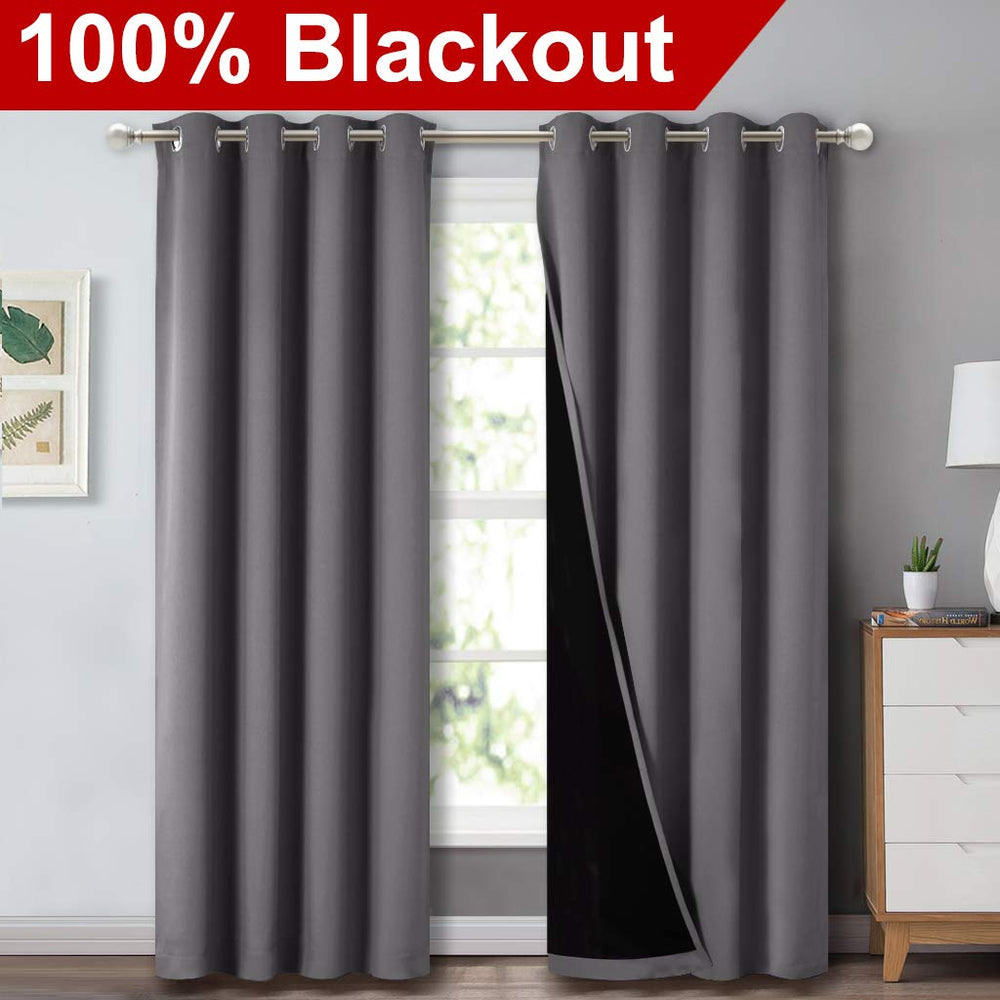 NICETOWN gros plan du tissu polyester, texture résistante et anti-plis