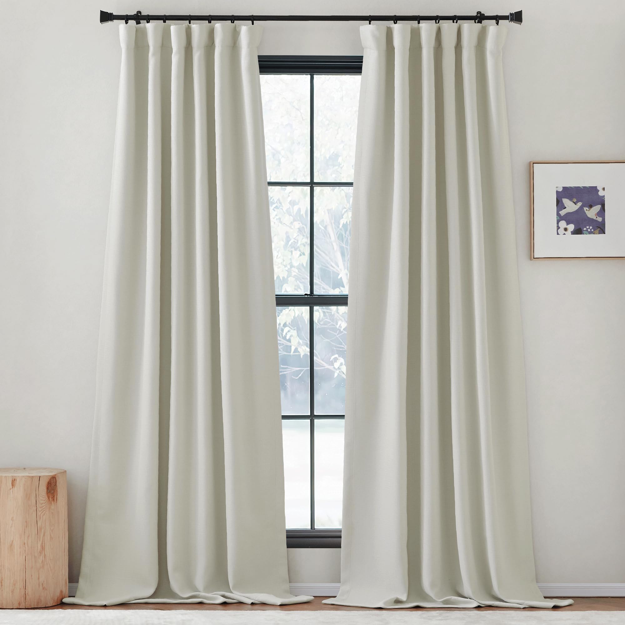 NICETOWN poche tringle visible pour installation facile et propre