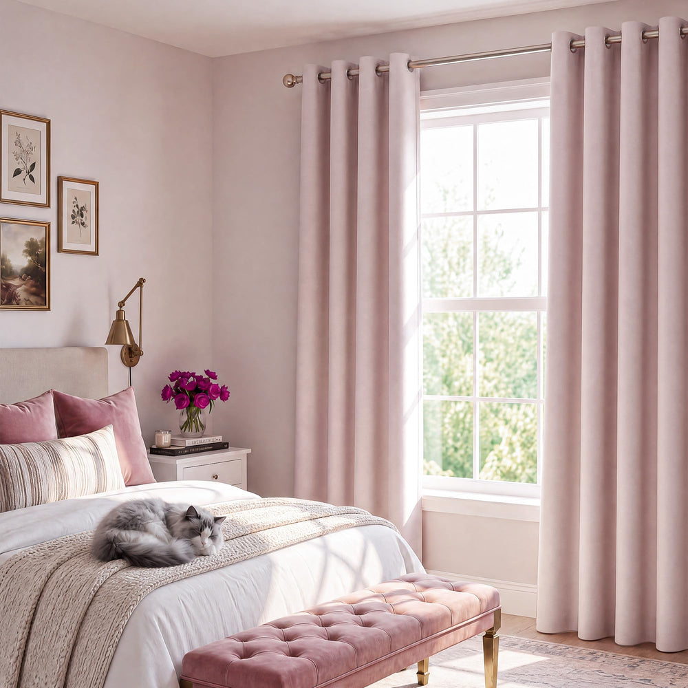 NICETOWN mise en scène décoration nursery pour montrer intégration Rose Blush apaisante