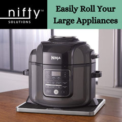 Nifty Solutions plateau en action avec cafetière facilitant accès