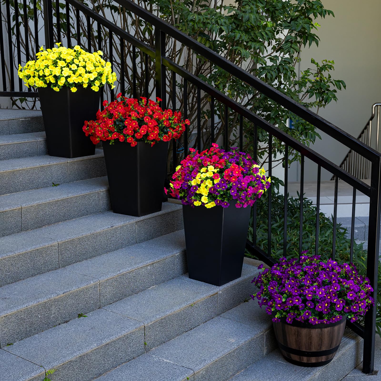 Nigirior jardinière multicolore montrant effet décoratif immédiat