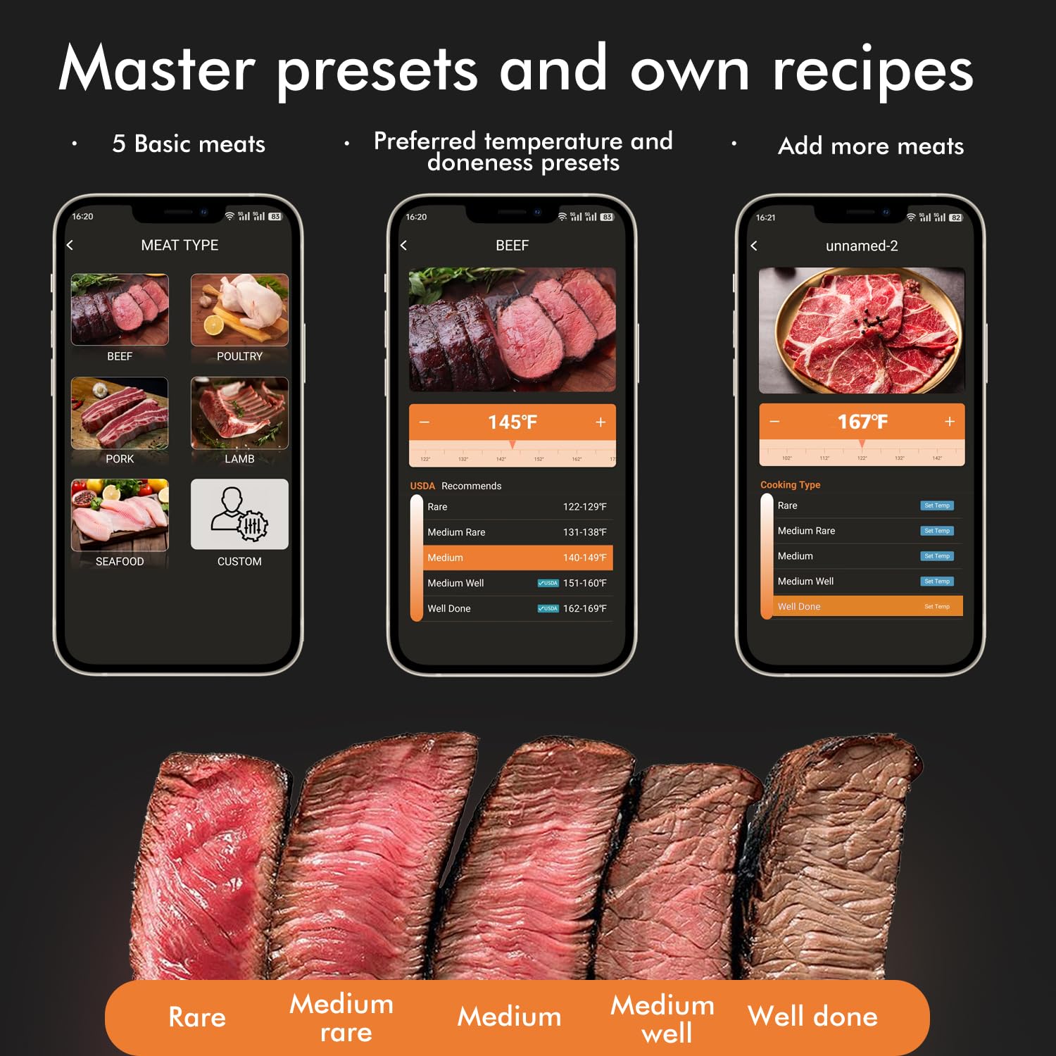 NIGOGOR application mobile affichant températures en temps réel pour suivi à distance