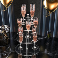 NiHome tour avec 12 verres prête au service augmentant praticité