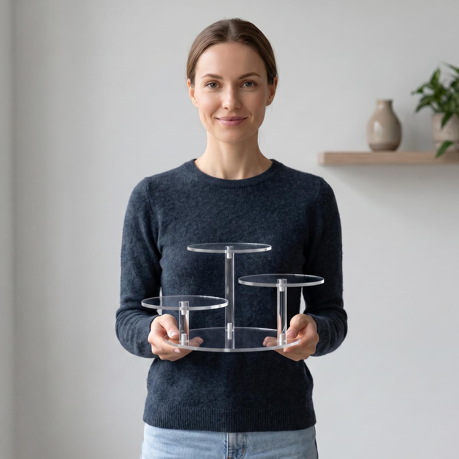NiHome présentoir utilisé comme plateau pour cupcakes lors d'une réception