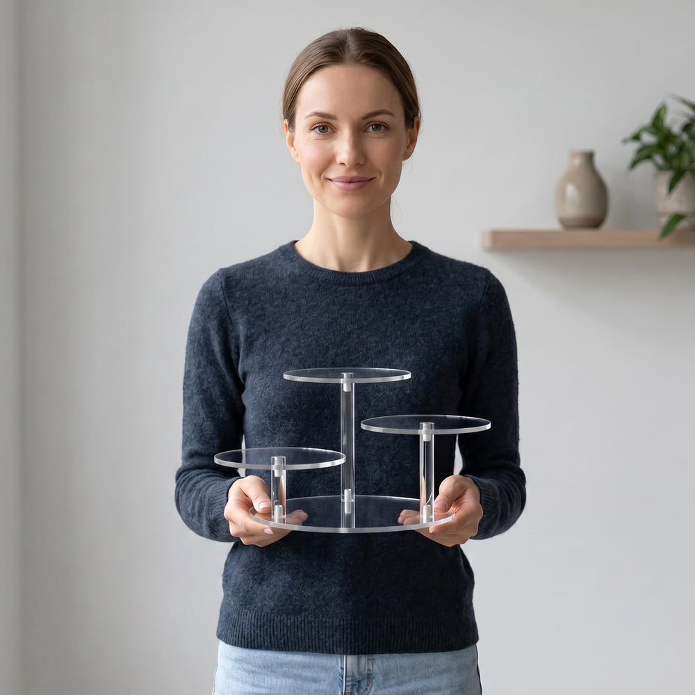 NiHome présentoir utilisé comme plateau pour cupcakes lors d'une réception