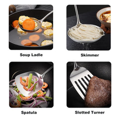 NIITAWH spatule inox bord mince facilitant le retournement précis