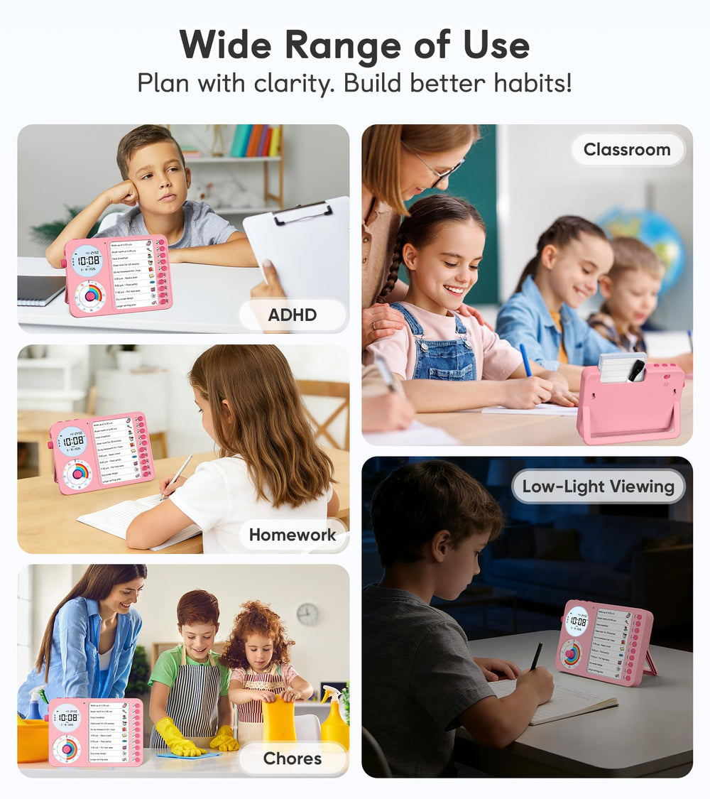 Nikafly en usage sur bureau d'enfant pendant devoirs, encourage autonomie
