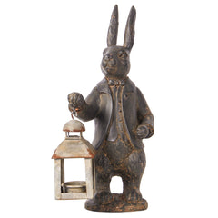NIKKY HOME figurine lapin vue de face apportant caractère décoratif