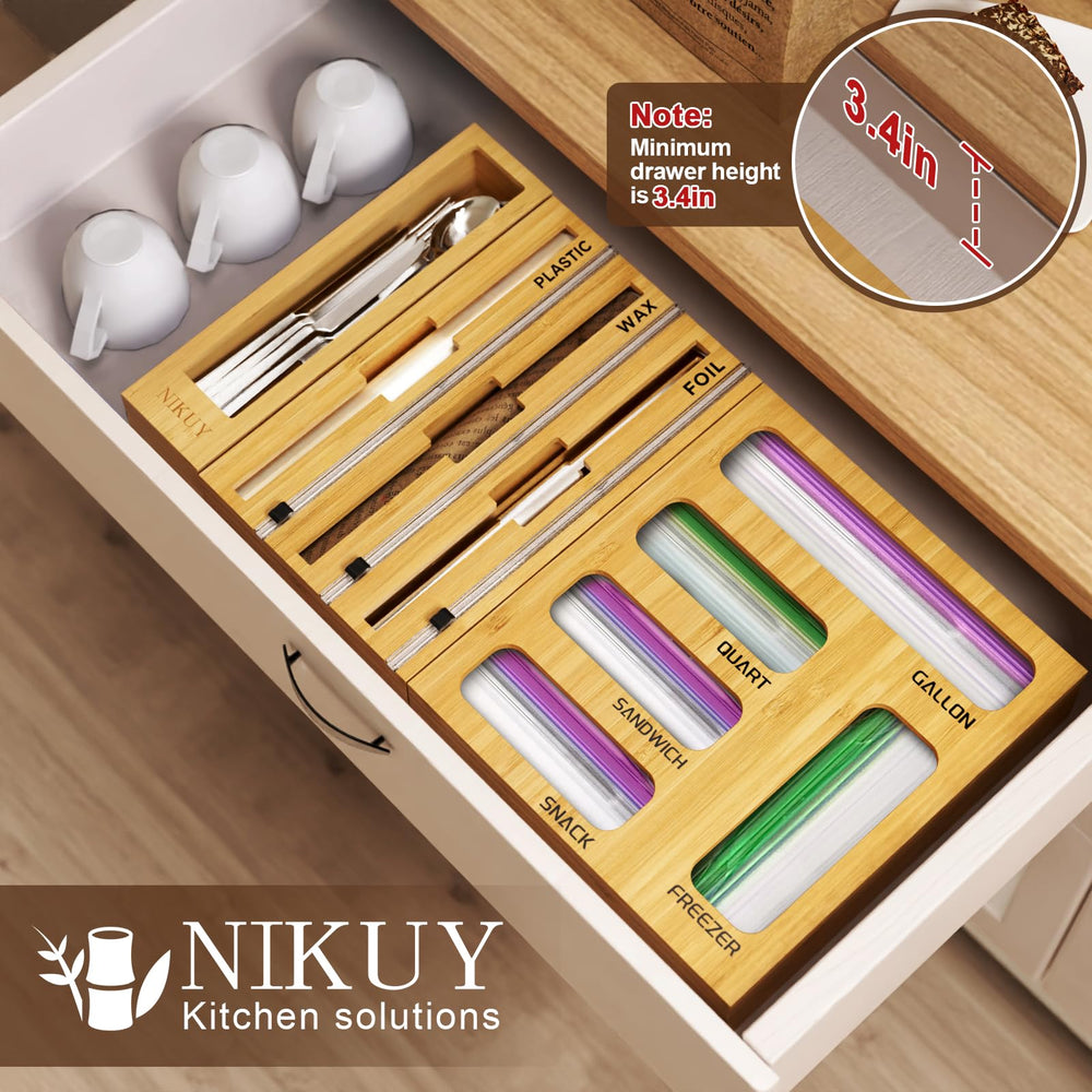 NIKUY compartiments pour sachets avec repérage rapide