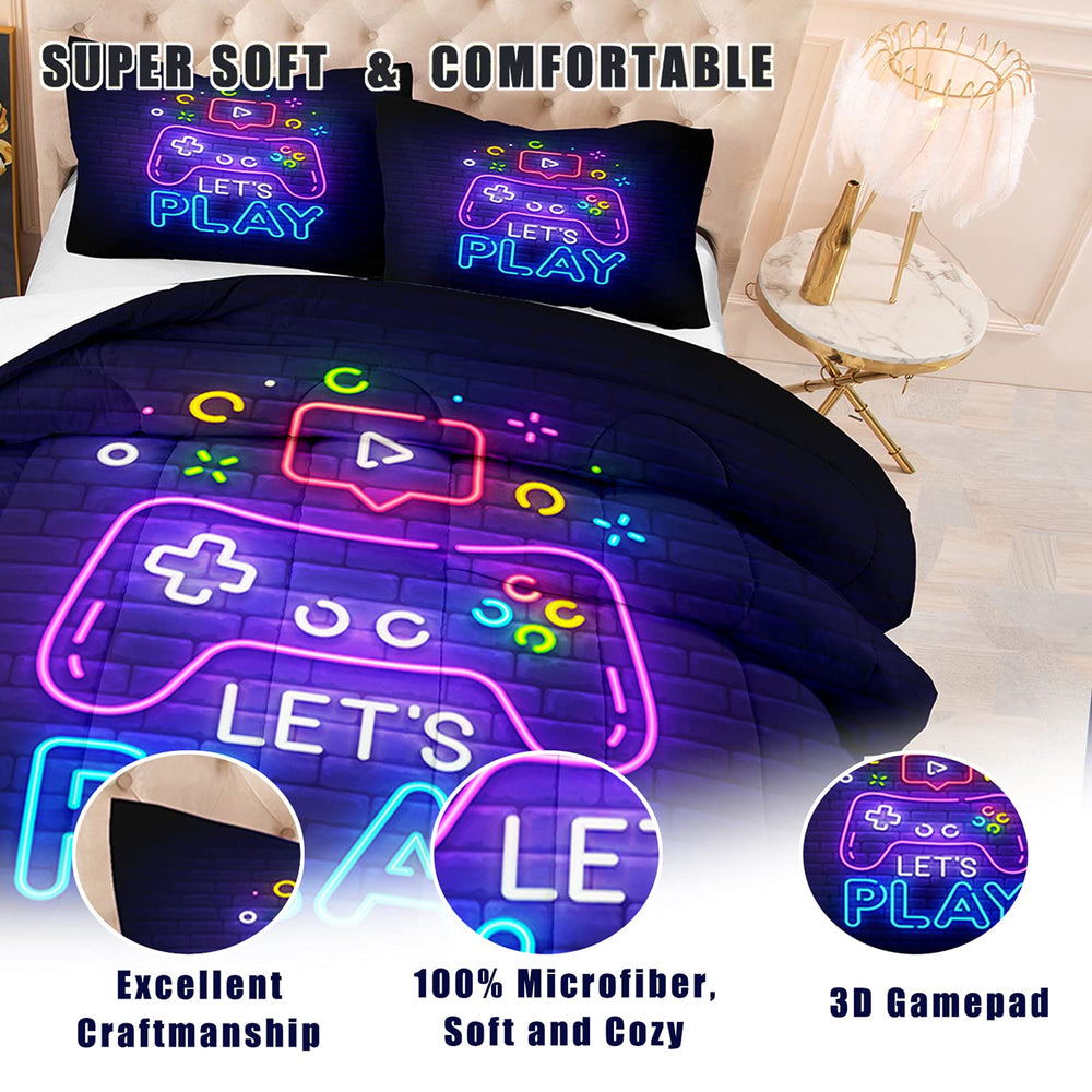 Lit aménagé NINENINE dans chambre gaming, ambiance personnalisée pour enfant