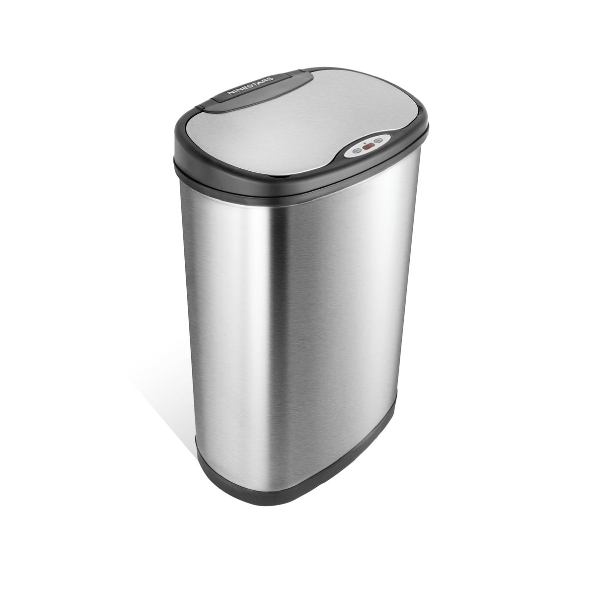 ninestars poubelle 50L avant inox élégant et hygiénique