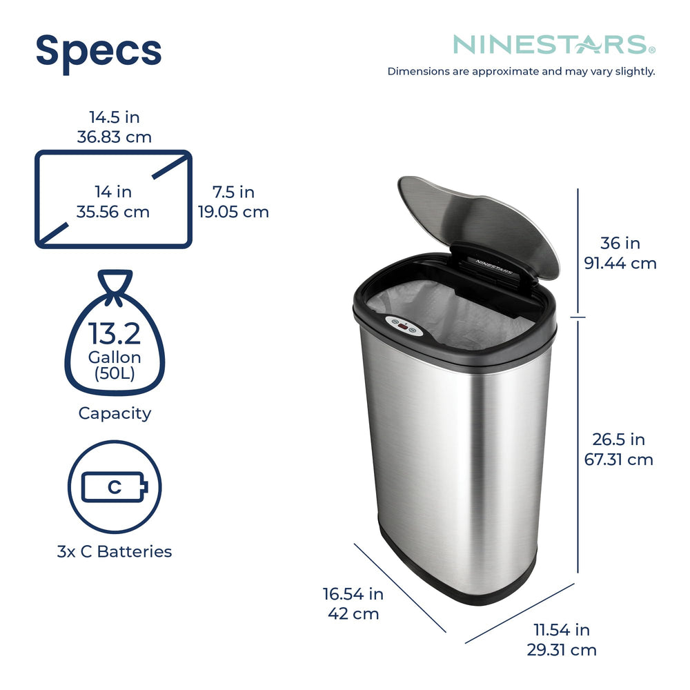 ninestars anneau de tenue amovible pour changement propre de sac