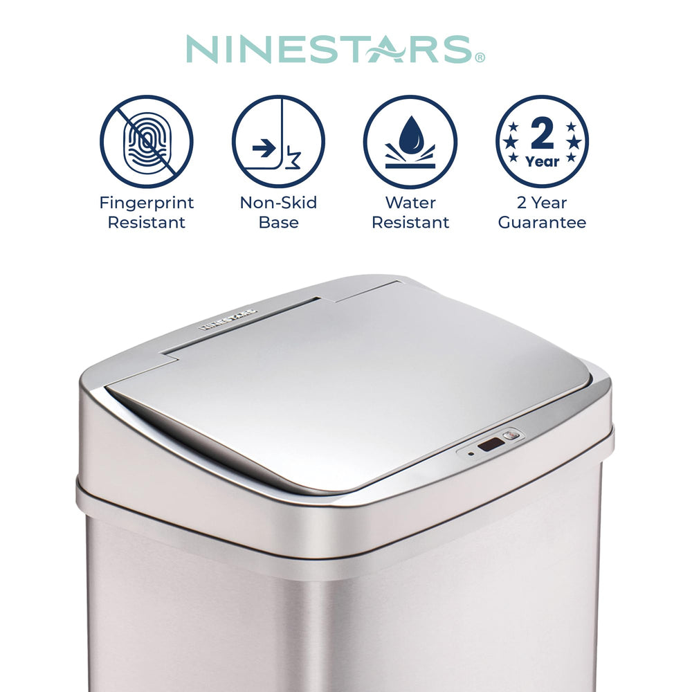 Ninestars capteur de mouvement en action ouverture sans contact hygiène accrue