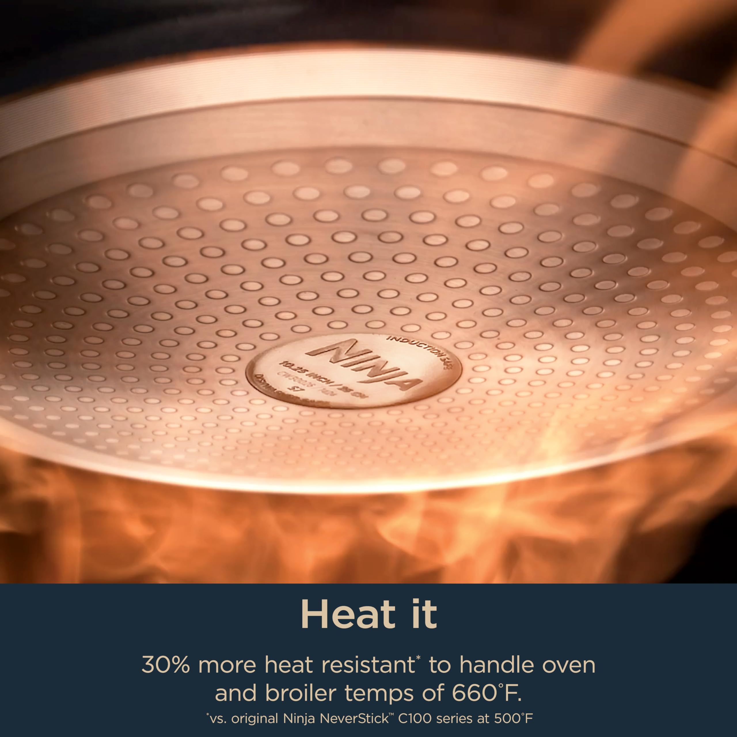Ninja intérieur lisse antiadhésif facilitant nettoyage et cuisson