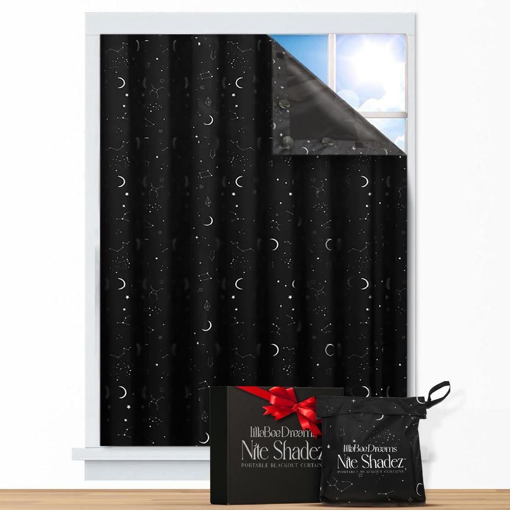 Nite Shadez motif étoiles sur tissu apportant décor apaisant