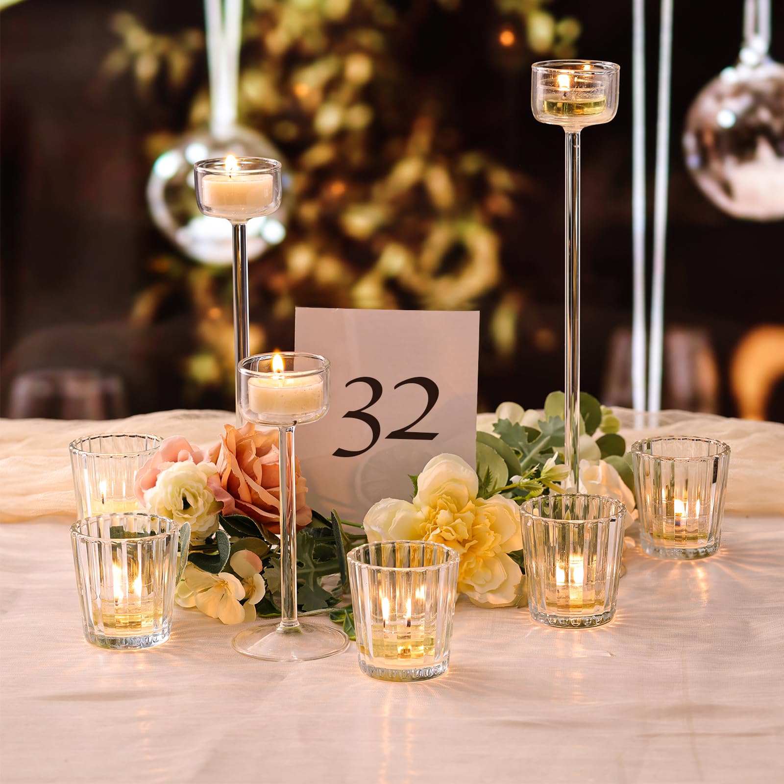 NITIME ensemble disposé en centre de table mariage améliorant décor festif