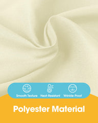 Niuara nappe gros plan texture polyester durable et anti-froissage