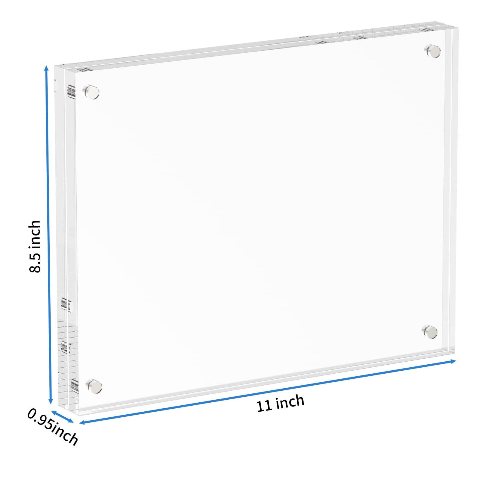 NIUBEE vue de profil sur l'épaisseur acrylique plus stable et résistante UV