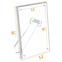NIUBEE vue de profil montrant épaisseur acrylique et transparence durable