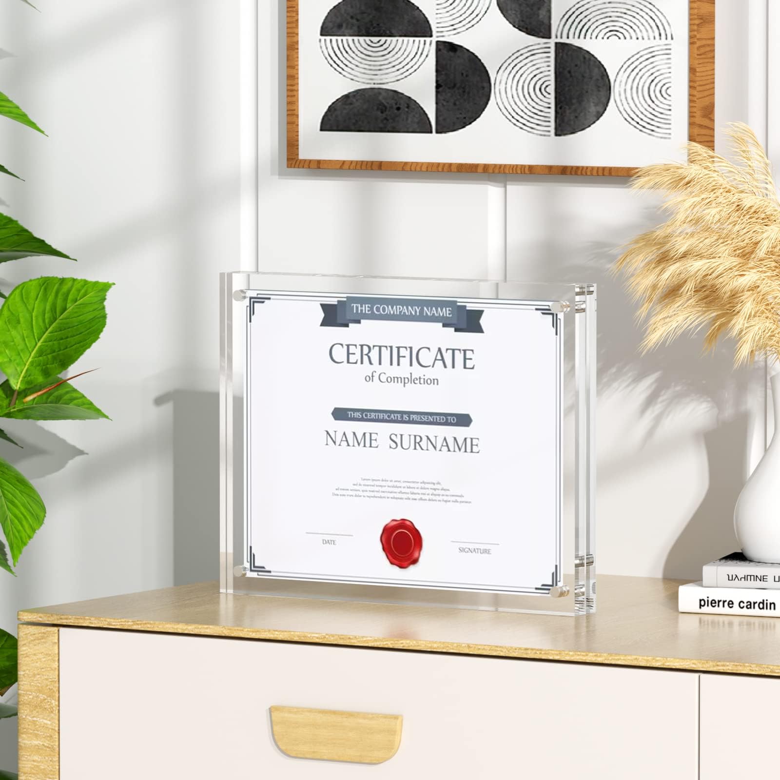 NIUBEE détail de la matière acrylique ultra-claire offrant protection et clarté
