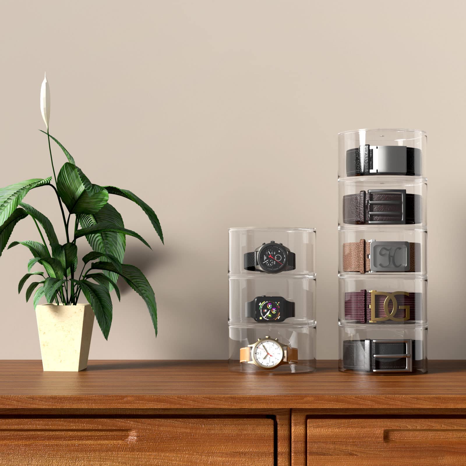 NIUBEE boîtes empilées sur étagère pour optimiser espace de placard