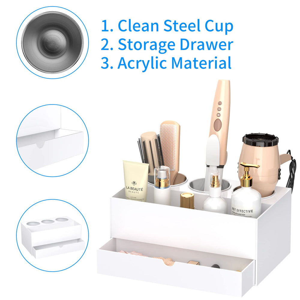 NIUBEE ensemble d'accessoires rangés ordonnés pour routine coiffure rapide