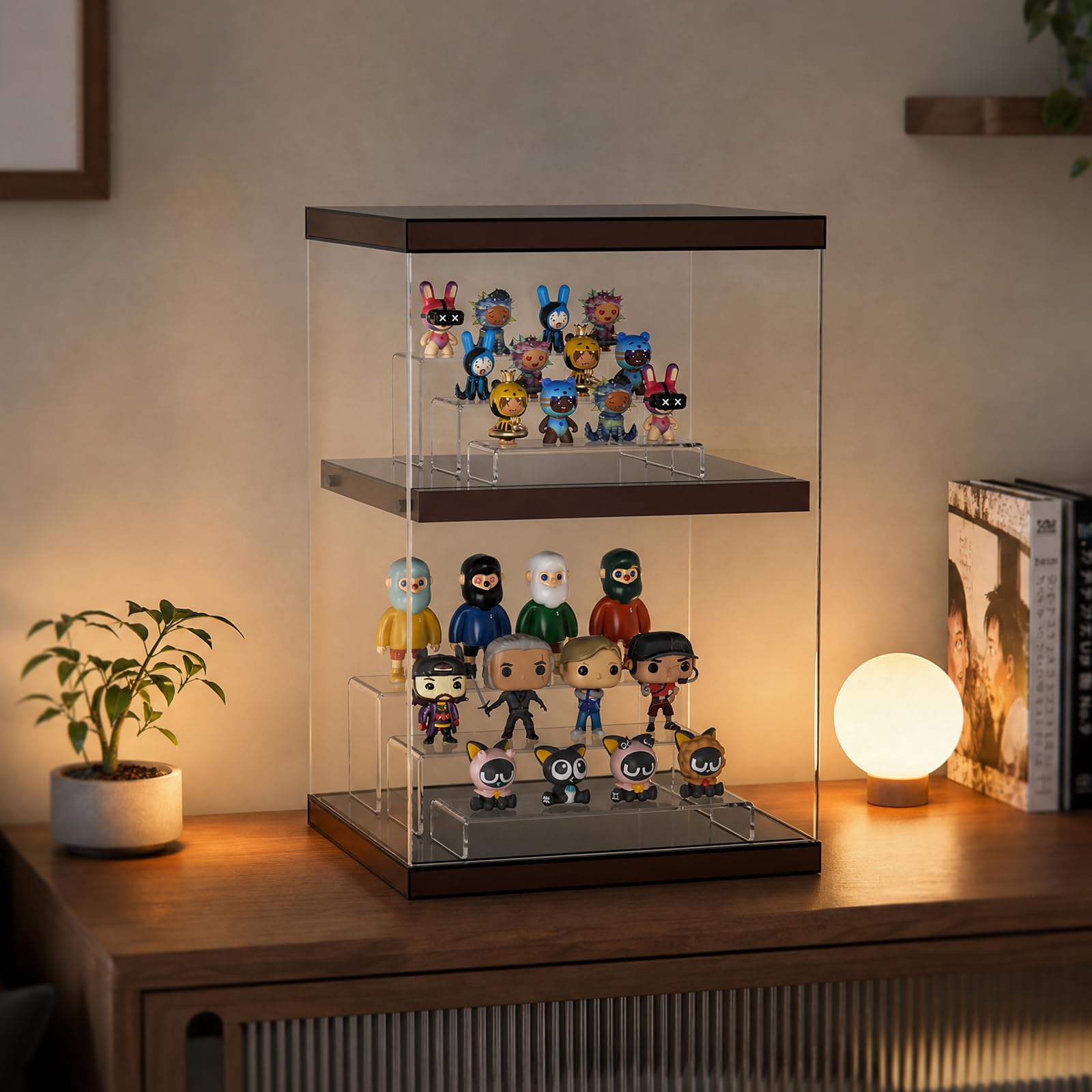 NIUBEE présentoirs empilables pour rangement compact et gain de place