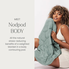 nodpod gros plan microfleece montrant confort thermique et douceur