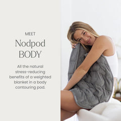 nodpod body en usage sur canapé pour relaxation et repos