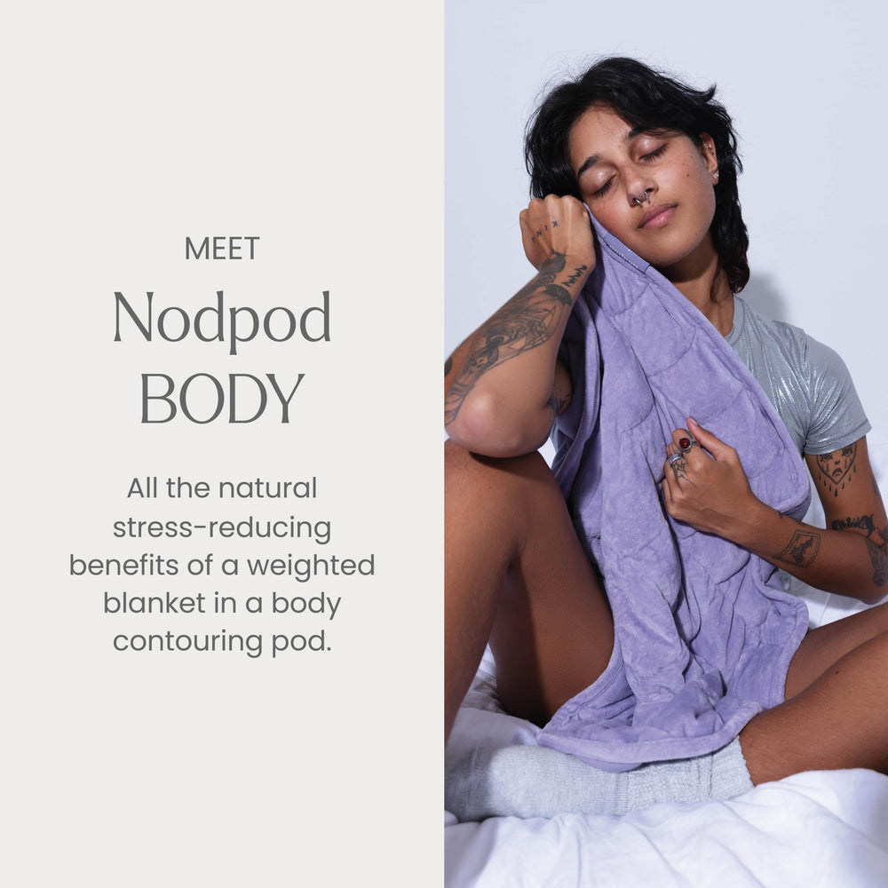 nodpod gros plan microfleece côté chaud pour douceur enveloppante