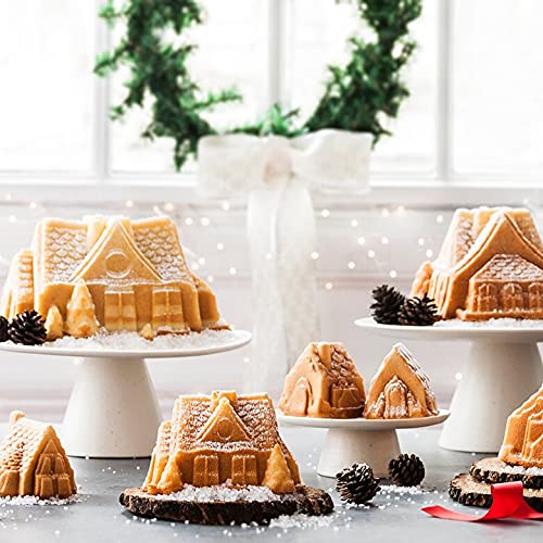 Nordic Ware maison pain d'épices finie illustrant résultat décoratif soigné