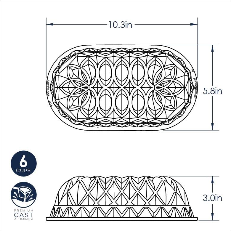 Nordic Ware comparaison d’échelle avec une tasse pour visualiser la capacité pratique